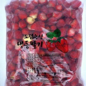 논산냉동딸기 국내산 10Kg 구성 2kg 5팩