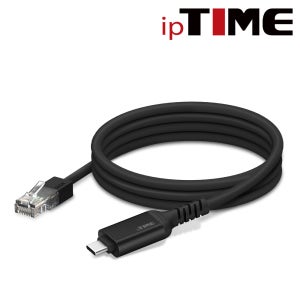아이피타임, UC2LAN 고속 USB 3.0 Type-C 유선랜카드 블랙