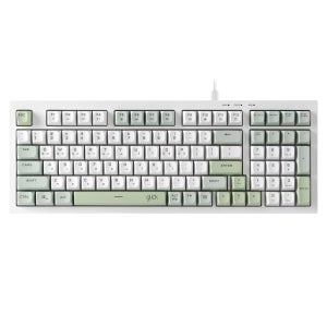 지클릭커 오피스프로 OPK50 사일런스 M RGB 무소음 방수 키보드 98키 Greenwich
