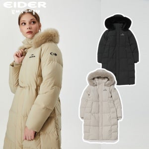 아이더 롱패딩 역시즌 여성 구스다운 스칼렛 롱 코트형 겨울 점퍼