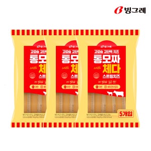 빙그레 통모짜 체다치즈 100g 4팩 외 3종 택2 고단백 고칼슘