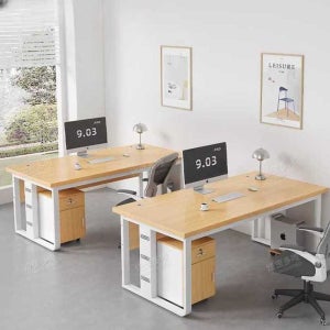 사무실 컴퓨터 책상 1인용 모던 사무직 오피스 서랍 세트