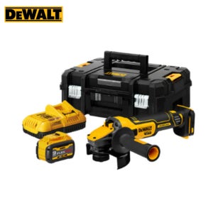 디월트 DCG409X1 충전 그라인더 20V 플랙스볼트 125mm(5) 9.0Ah 배터리 고속 충전기 세트