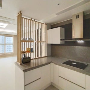 핀토리 스윙 낮은 가벽 원목 파티션 공간분리 인테리어 가림막 간살 칸막이 1600