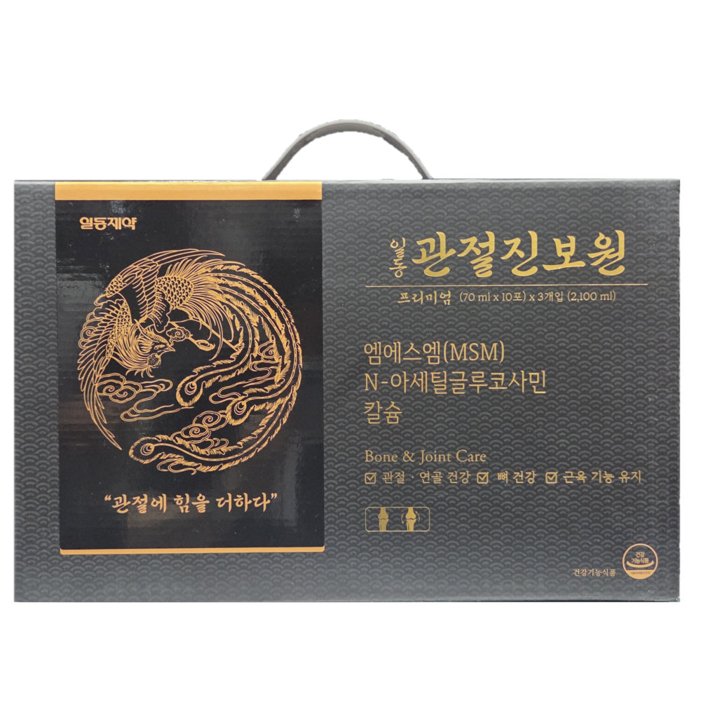 (약국 직접공급)일동 <b>관절</b> 진보원 30포 프리미엄 선물세트 글루코사민 연골 건강
