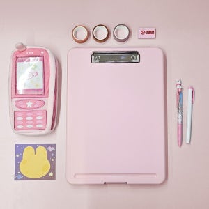 인디 수납형 클립보드 파일케이스 A4 정리 휴대용 다꾸용품 보관함