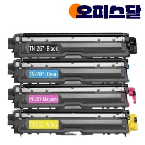 브라더호환 MFC-3770CDW 대용량 재생토너 1세트 (칩장착) TN-267