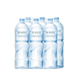동원샘물 무라벨 생수 2L, 36개