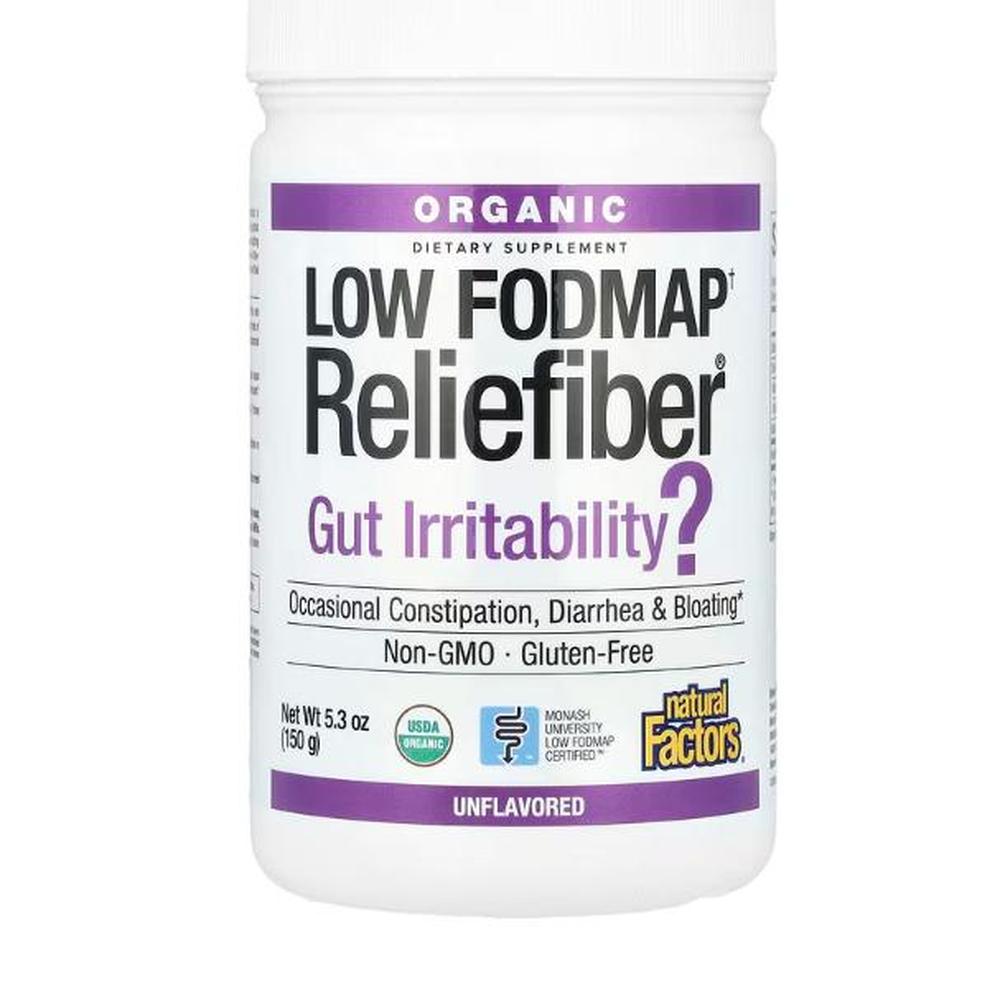 네츄럴팩터스 저 포드맵 <b>릴리파이버</b> 무맛 150g(5.3oz)