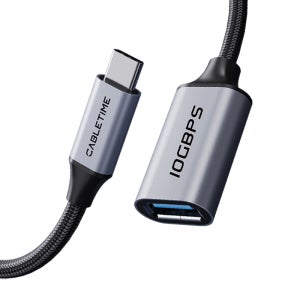 케이블타임 USB3.2 10Gbps C타입 OTG 젠더 케이블 CP62G