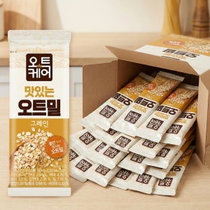 오트케어 맛있는 오트밀 그레인 50g 20봉 쉐이크 식사대용 아침선식 귀리쉐이크 통곡물
