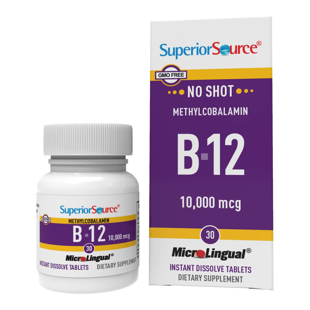 Superior Source 슈페리어소스 <b>메틸코발라민</b> <b>B12</b> <b>10000 mcg</b> 30정