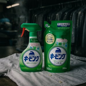 카오 키핑 다림질 전용 풀세트 (본품 400ml + 리필 350ml)