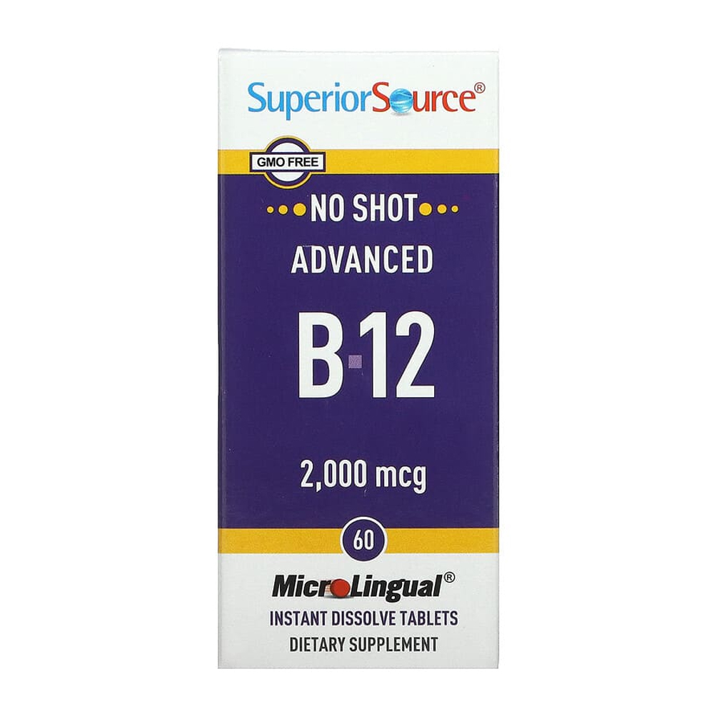 Superior Source <b>슈페리어소스 비타민</b> B12 2000 mcg 60정