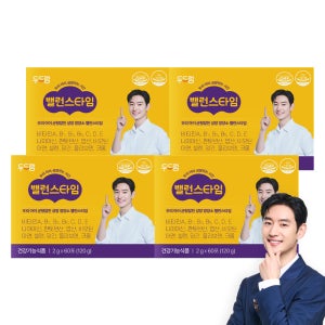 [두드림] 키즈 종합비타민 밸런스타임 60포, 4개