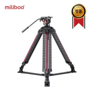 밀리부 MTT605B 카본 비디오삼각대 원터치 잠금 카메라삼각대 방송용 유압식헤드