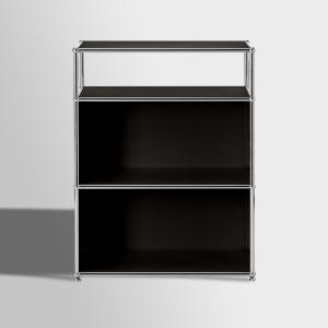 이가페 시스템선반 거실장 모듈수납장 모노 1x3 투플로어 오픈장