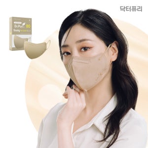 닥터퓨리 KF80 비키 새부리형 황사 방역용마스크 중형, 베이지, 30개
