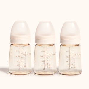 마더케이 신생아 PPSU 젖병 배앓이 방지 (노꼭지) 180ml, 3개, 크림