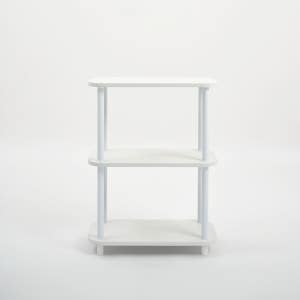 메종드꼼마 베스토선반 팬트리 무타공 수납 거실 선반 600, 3단, 화이트