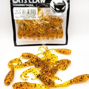 캣츠크로우 트리플그럽 쏘가리웜 꺽지 볼락 배스 웜 그럽웜 010 루트비어, 6cm(2.5인치)