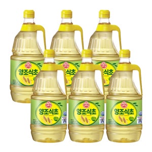 오뚜기 양조 식초 1.8L, 6개