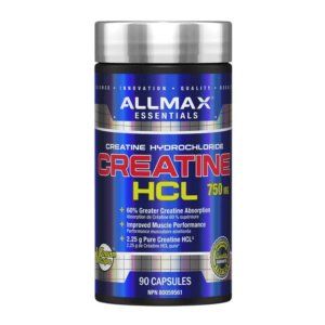 ALLMAX CREATINE HCL 750 올맥스 크레아틴 운동 보충제 캡슐형