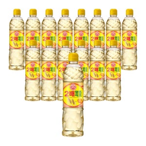 오뚜기 2배 양조식초 900ml, 15개