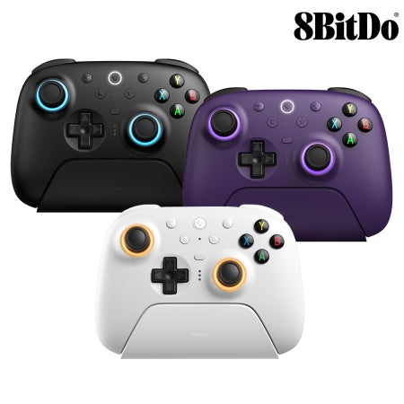 8BitDo 얼티메이트2 컨트롤러 2.4G 8비토 무선 블루투스 PC 게임패드 8비트 정발