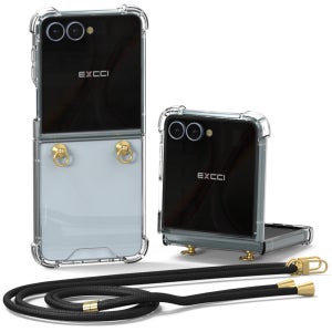 엑씨 갤럭시 Z플립7 넥스트랩 케이스 투명 범퍼 낙하방지