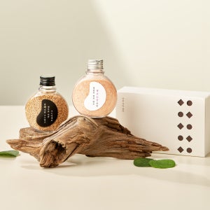 여섯별이야기 핑크솔트 깨 소금 답례품 결혼식 웨딩 돌 잔치 조문 개업 승진 감사세트 2.0