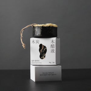 [발 각질 전용 비누] 숯초발비누 풋샴푸 목초액 발비누 발 뒷꿈치 각질 비누 발샴푸 발냄새