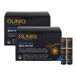올리닉 울트라 비타액션 2중제형 멀티비타민 30개입, 2개