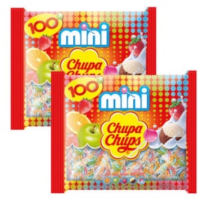 츄파춥스 미니 100입 2개 막대 캔디 사탕