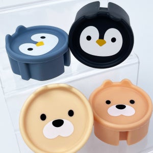 귀여운 코드 멀티탭 콘센트 안전커버 먼지차단 실리콘 덮개 보호캡 마개