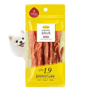 피니키 시그니쳐 시그니처 1.9 시리즈 강아지 간식 S8 즐겨먹는 오리스틱, 35g, 1개