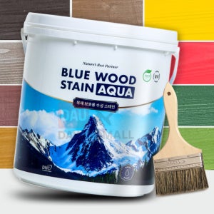 친환경 우드 수성 스테인 목재 페인트 방문 가구 코팅 리폼 3.5L