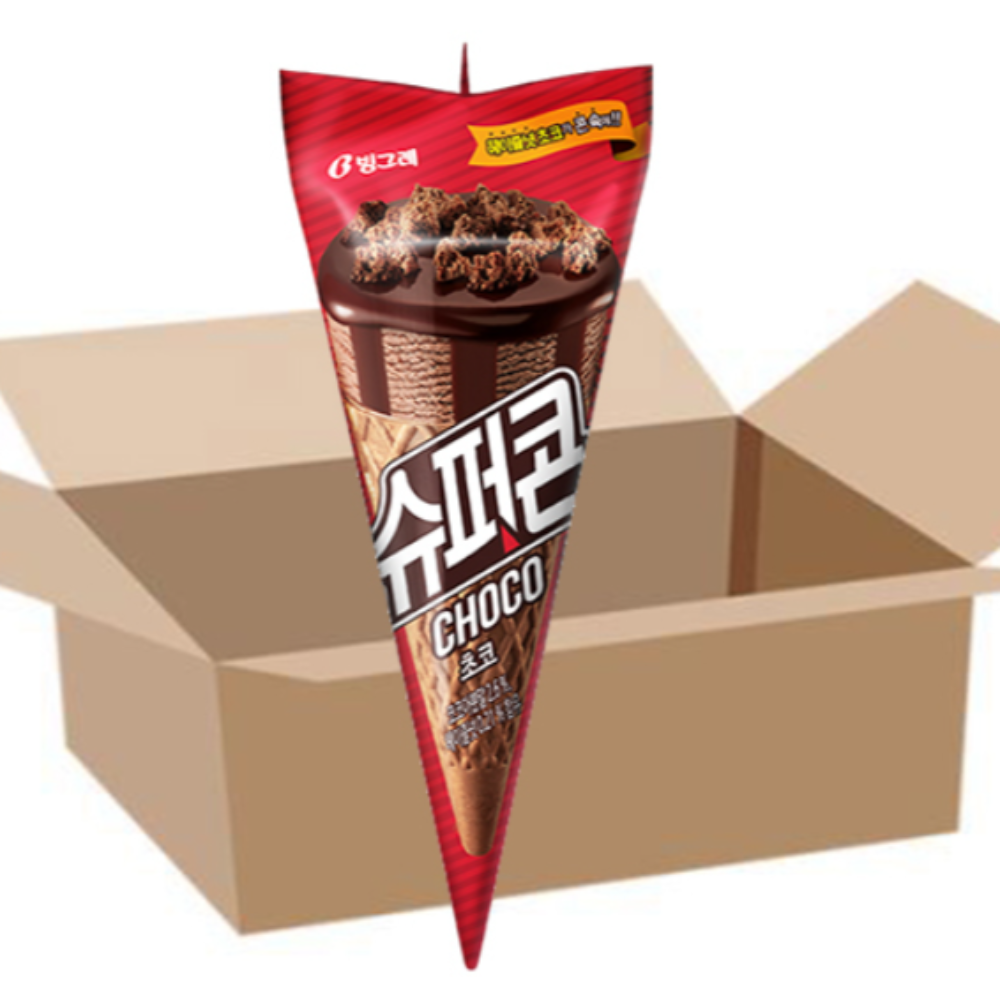 아이스크림 슈퍼콘 초코 콘아이스크림 간식