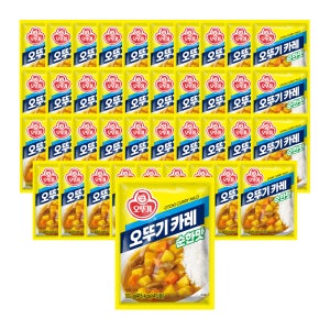오뚜기 오뚜기카레 순한맛, 100g, 40개