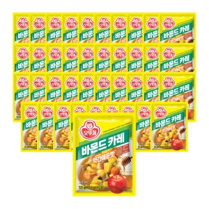 오뚜기 바몬드카레골드 약간매운맛, 100g, 40개