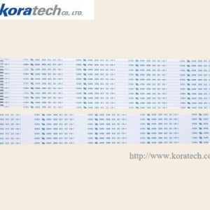 KORA FFC케이블 17핀 110mm 1.25피치 같은접점면 60V 105C