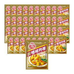 오뚜기 백세카레 약간매운맛, 100g, 40개
