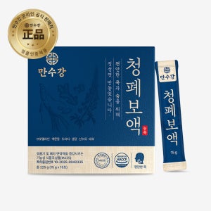 [1박스] 기침 가래 목 폐 기관지 영양제 청폐보액 [도라지 맥문동 산수유 생강 브로멜라인 황기 뽕나무]