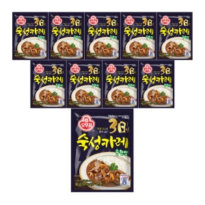 오뚜기 3일 숙성 카레 순한맛, 80g, 10개