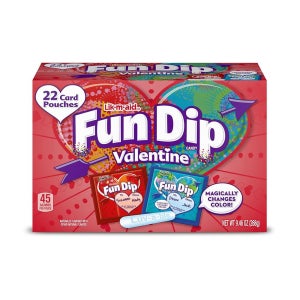 웡카 펀 딥 발렌타인 데이 캔디 12g 22개입 Wonka Fun Dip Valentine’s Day Candy, Friendship Exchange, 2