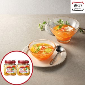 [시즌한정] 종가 오이나박물김치 1.2kg, 2개