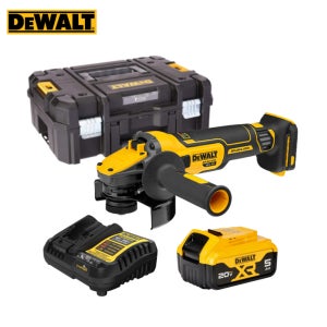 디월트 DCG409P1 20V 125mm 충전 그라인드 5.0Ah 배터리 1개 세트