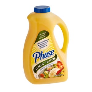 Phase 베지터블 오일 3.78L 1팩 갈릭 Phase Garlic Butter-Flavored Vegetable Oil 1 Gallon