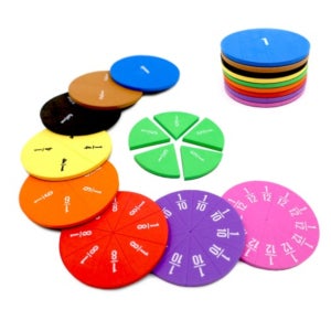 자석 분수 학습기 (1인용) / 수와연산의 원리이해 수학교구