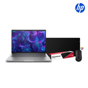 HP Z북 8 G1i 14 U7 255H RTX 500Ada 64GB 1TB 모바일 워크스테이션 + 무선 마우스 + 마우스 패드